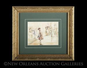 LEBAS Léonie 1800-1800,Une Elegante,New Orleans Auction US 2015-12-04
