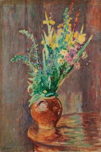 LEBASQUE Henri 1865-1937,Gerbe de fleurs dans un pot,Osenat FR 2024-03-24