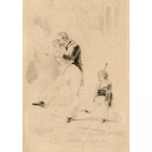 LEBEDEV Mikhaïl Iwanovitch 1811-1837,TSAR NICHOLAS I AND HIS SONS,1833,Sotheby's GB 2004-05-26