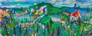 LEBER Paul 1928,Four Landscape Compositions,1996,Skinner US 2012-07-18