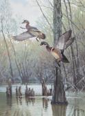 LEBLANC Lee 1913-1988,Woodducks,1913,Copley US 2014-07-25