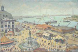 LEBLANC Maurice 1864-1941,Port de Bordeaux,EVE FR 2021-10-07