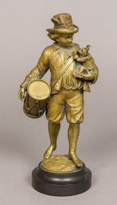 Leblanc Michel,Drummer Boy Holding a Monkey and Carrying a Ma,Rowley Fine Art Auctioneers 2018-09-11