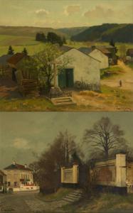 LEBON Charles 1906-1957,Calvaire à Suxy (Ardennes),Horta BE 2011-12-05