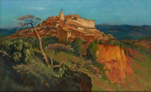 LEBON Charles 1906-1957,Roussillon, fin de jour,Horta BE 2015-01-12