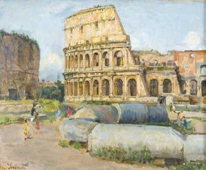 LEBRECHT Ise 1881-1945,Veduta del Colosseo,1945,Babuino IT 2008-09-16
