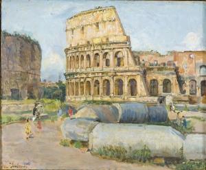 LEBRECHT Ise 1881-1945,Veduta del Colosseo,Babuino IT 2008-01-29
