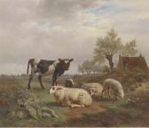 LEBRET Frans 1820-1909,Cattle in a meadow,Christie's GB 2005-04-26
