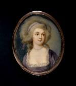 LEBRUN Louis Michel 1753-1768,Portrait de jeune femme en buste vers la d,c.1770,Binoche et Giquello 2016-04-06