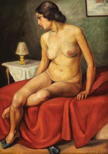 LECCA Corina 1908-1990,Nude Inside,1932,Artmark RO 2017-12-19