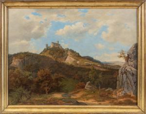 LECHNER Ferdinand 1855,Paisaje con castillo,Subastas Bilbao XXI ES 2021-05-26
