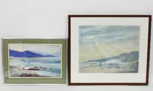 LECKIE Ronnie,Coastal landscape,1988,Simon Chorley Art & Antiques GB 2016-11-22