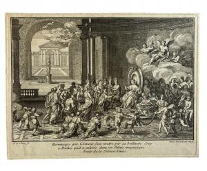 LECLERC Sébastien I 1637-1714,Psiche nel Palazzo di Amore,Dams Casa d'Aste IT 2024-02-15
