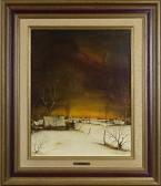 LECOMTE Victor 1856-1920,Paysage hivernal,Monsantic BE 2023-05-14