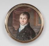 LECOURT J. 1801-1836,Portrait d'un comédien devant sa bibliothèque,De Maigret FR 2021-12-03