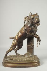 LECOURTIER Prosper 1855-1924,BOXER DOG,1878,John Nicholson GB 2023-08-16