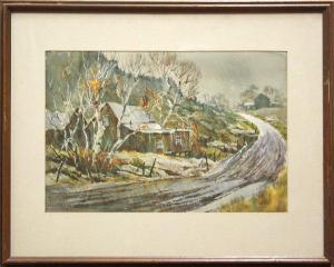 LEDESMA Ralph 1910-1993,House in Autumn Rain,Clars Auction Gallery US 2009-07-12