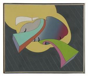 LEDET Michael 1941,Untitled: Abstraction,1969,New Orleans Auction US 2021-04-28