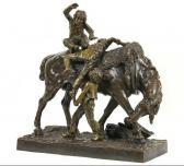 LEDUC Arthur Jacques 1848-1918,Enfants jouant sur un cheval harnaché,Tradart Deauville FR 2021-08-22