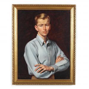 LEE ANDERSON RONALD 1929-2002,Portrait of a Young Man,1955,Leland Little US 2022-07-21