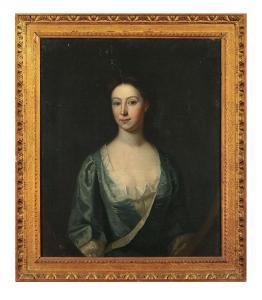 LEE Anthony,Mrs. Captain Smyth of Belfast, half length portrait,Adams IE 2020-02-23