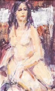 Lee Colt James 1922-2005,portrait of nude woman,888auctions CA 2020-06-18