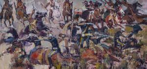 Lee Colt James 1922-2005,The Battle of Little Big Horn,John Moran Auctioneers US 2018-12-12