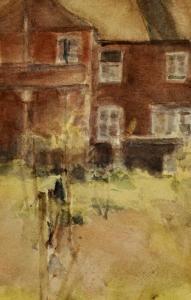 LEE Dick 1923-2001,WINTER AFTERNOON BEHIND LICHFIELD ST.,Lawrences GB 2010-07-09