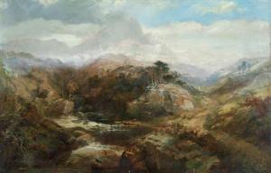 LEE Frederick Richard 1798-1879,Mountain Landscape with Rushing Water,William Doyle US 2009-05-19