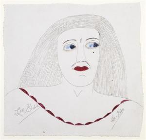 LEE Godie 1908-1994,Ink, crayon and acrylic on canvas,Hindman US 2008-12-10