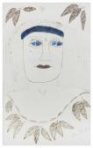LEE Godie 1908-1994,Untitled (Lady with Blue Headband),Hindman US 2016-05-24