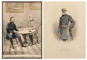 LEE Robert E 1807-1870,Surrender of Gen\‘l Lee at Appomattox,1865,Brunk Auctions US 2017-05-19