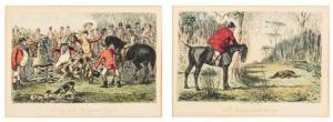 LEECH John 1817-1864,A day with Puffington's Hounds,Hindman US 2017-05-04