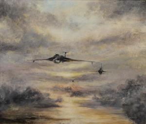 LEES Michael 1900-1900,Tanker and Lightenings,Rowley Fine Art Auctioneers GB 2021-12-11