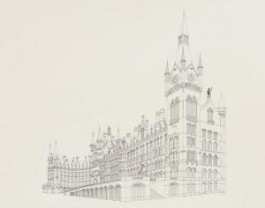 LEES STEPHEN 1954,A collection of 54 architectural line drawings,Bloomsbury London GB 2011-10-13