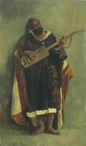 LEFèBVRE Charles 1846-1894,A portrait of a musician,1889,Bonhams GB 2011-05-04