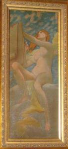 LEFEBVRE A. 1800-1900,Allegorical nude figure with scroll,Ivey-Selkirk Auctioneers US 2011-03-12