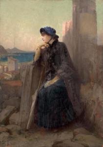 LEFEBVRE Jules Joseph 1836-1911,Elégante en larmes devant l,Artcurial | Briest - Poulain - F. Tajan 2024-02-06