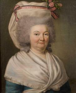 LEFEBVRE 1791-1793,Portrait de femme à la rose,1791,Daguerre FR 2015-05-13