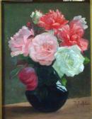 LEFEBVRE R 1900-1900,Bouquet de roses,Millon & Associés FR 2010-02-09