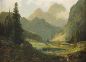 LEFEUBURE Karl 1847-1911,Der Obersee mit Watzmann,Palais Dorotheum AT 2018-03-27