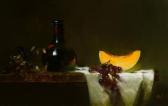 LEFFEL David A 1931,Cantaloupe with Grapes and Liqueur,Jackson Hole US 2014-09-13