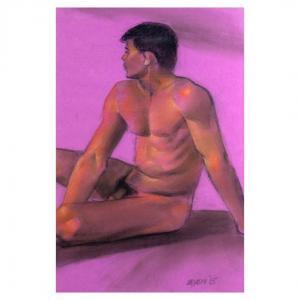 LEGASPI Cesar 1917-1994,Male Nude,1985,Leon Gallery PH 2024-04-20