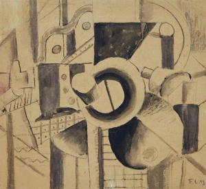 LEGER Fernand 1881-1955,Composition mécanique,1918,Christie's GB 2016-06-23