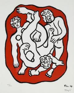 LEGER Fernand 1881-1955,Composition with Three Figures,1949,Shapiro Auctions US 2015-05-16