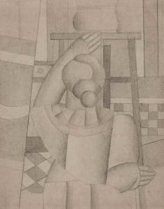 LEGER Fernand 1881-1955,Femme à la cruche,1922,Christie's GB 2016-06-23