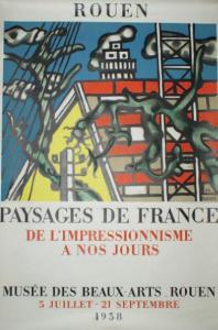 LEGER Fernand 1881-1955,Musée des Beaux-Arts, Rouen.PAYSAGES DE FRANCE,Yann Le Mouel FR 2018-12-03