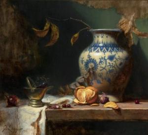 LEGG jeff 1959,Still Life with a Tangerine,1996,Santa Fe Art Auction US 2020-11-14