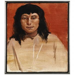 LEGGETT ANN 1941-2014,A Lacandon Indian Boy,Leland Little US 2021-08-19