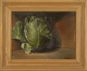 LEGGETT ANN 1941-2014,Still life with green cabbage,Eldred's US 2009-08-12